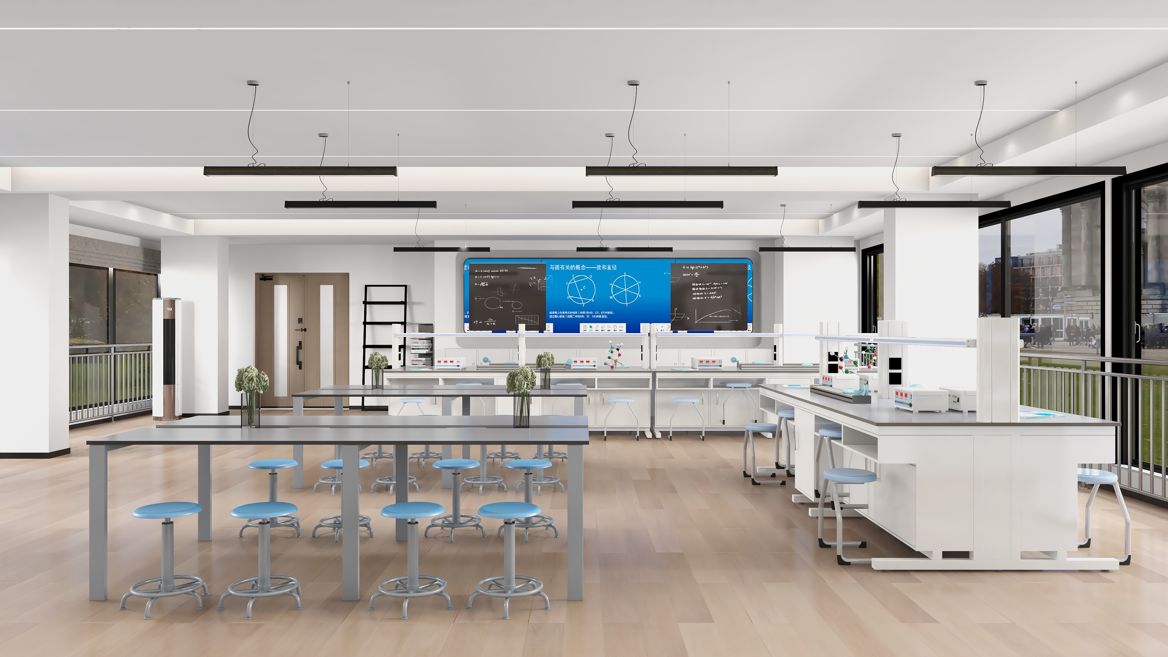 设计师-郭璇-大众学校实训教室-装修设计方案