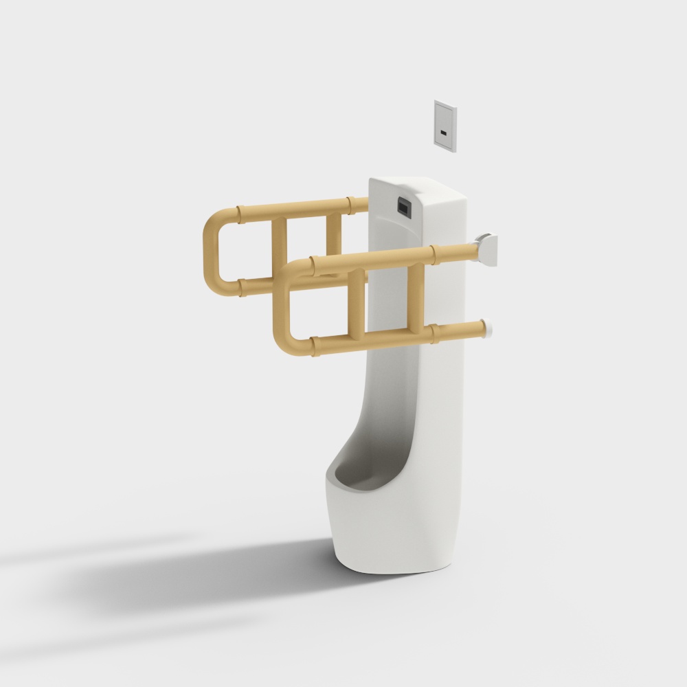 无障碍小便池3D模型