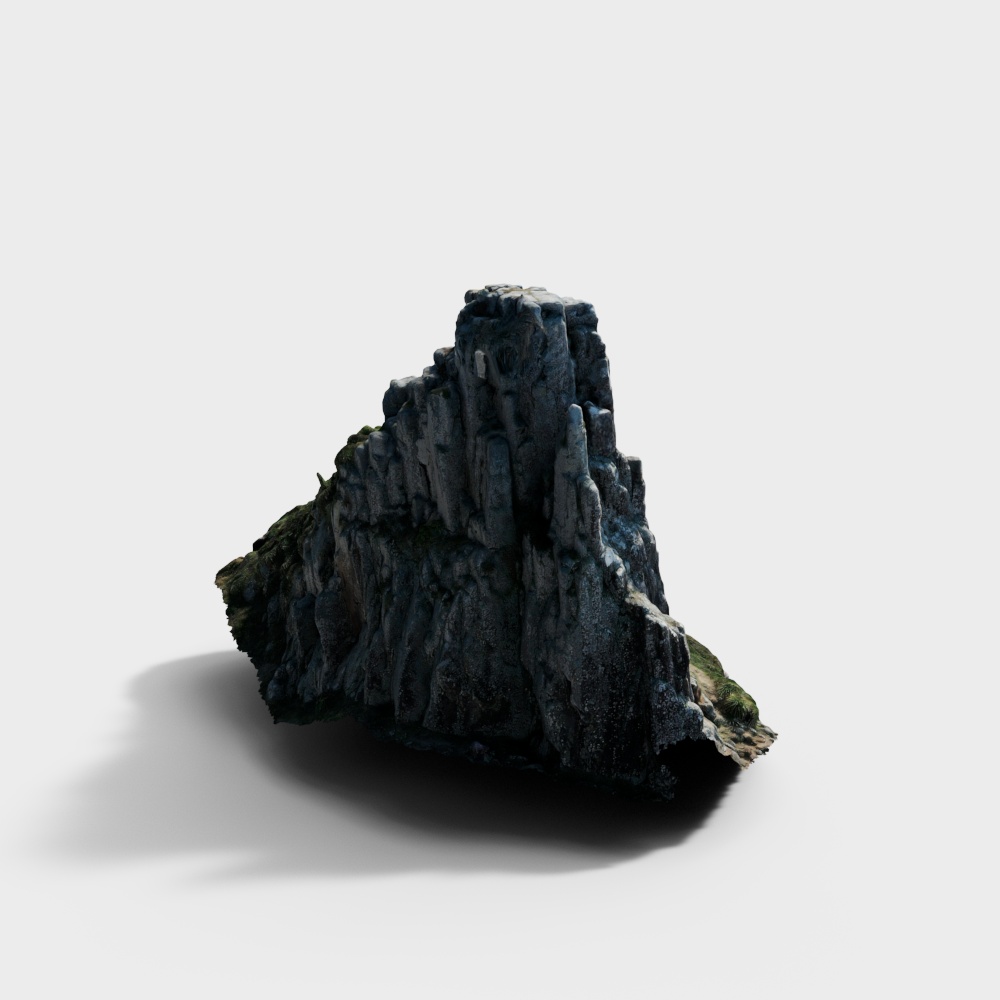 石头3D模型