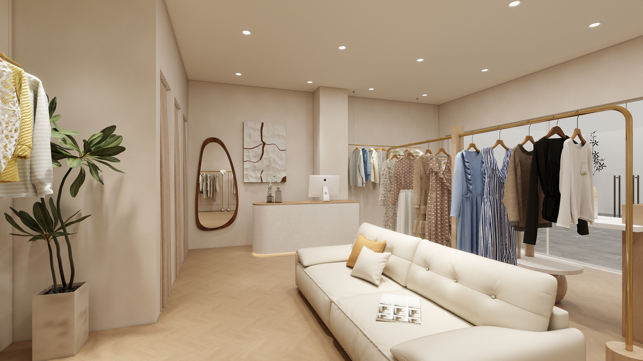 肥鹅设计丨小方-新店巡茶-装修设计方案