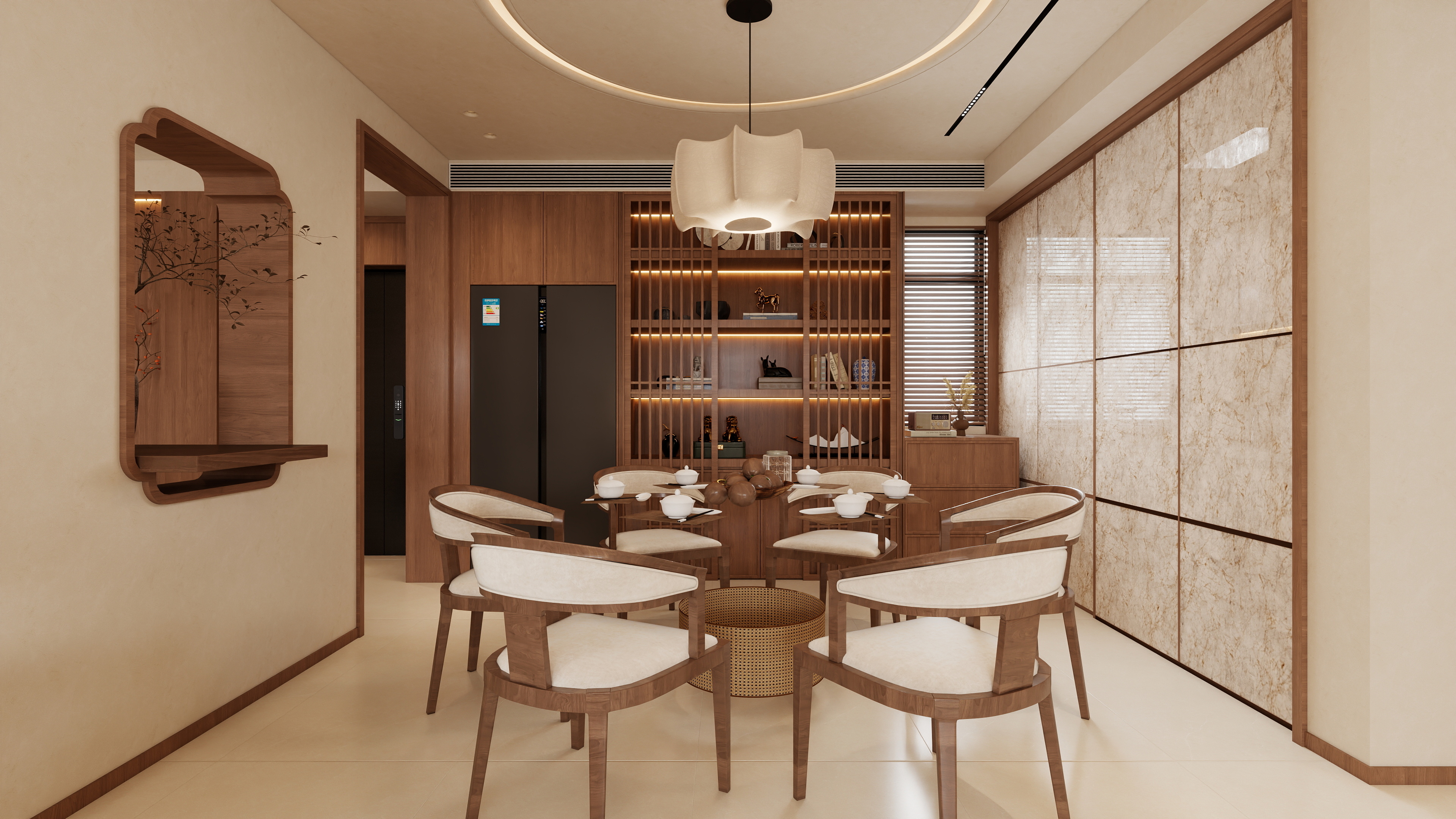 星空设计500一套-现代简约206㎡5室装修效果图