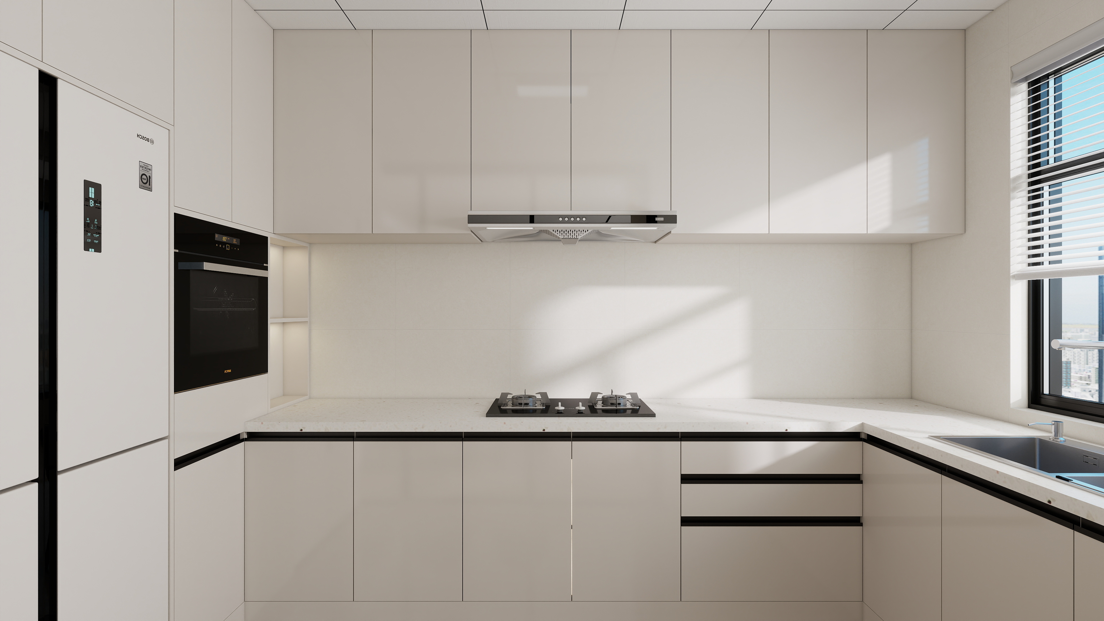 星空设计500-现代简约141㎡4室装修效果图