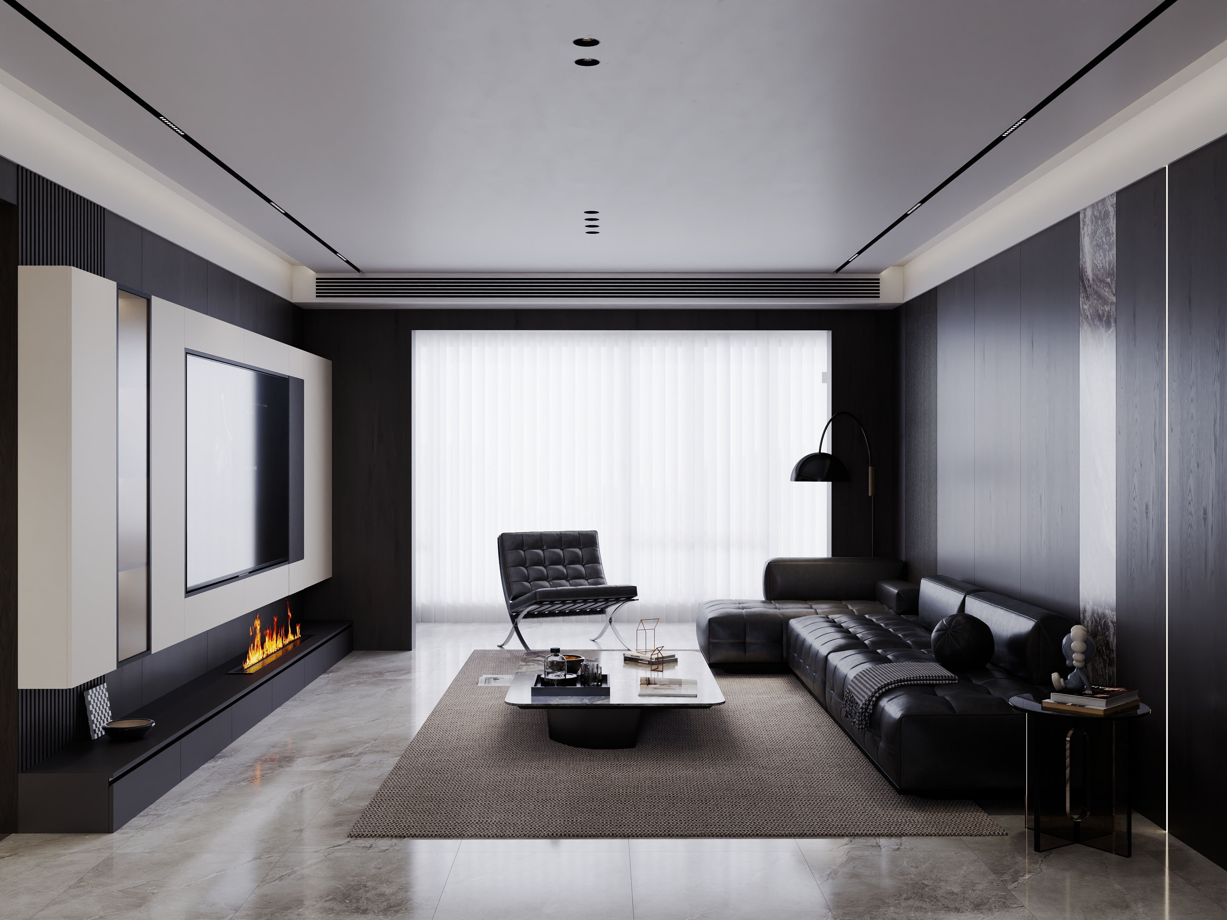 沉舟木作-中南春溪庭6-2-201-133㎡3室-装修设计方案