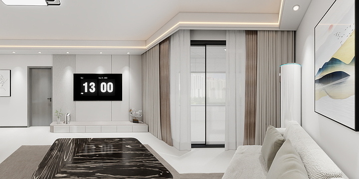 藏佳安-聊城湖语上院-装修设计方案