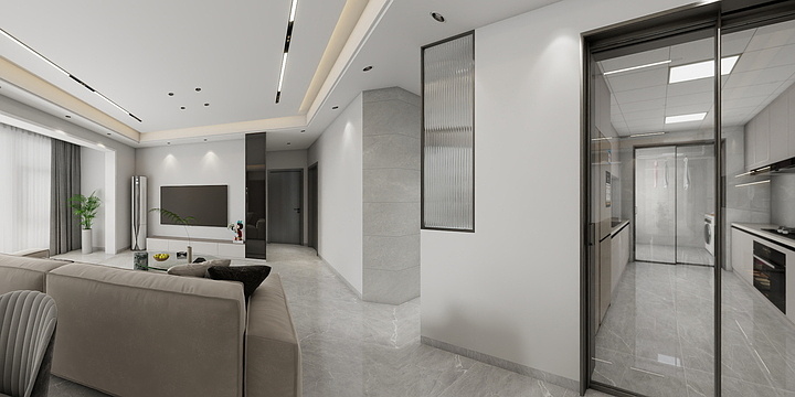 宵尧设计-窦官龙井苑A4-1604现代-装修设计方案