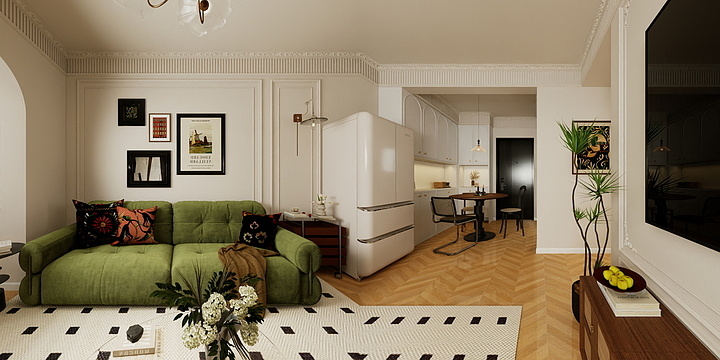 Lisq.-法式-装修设计方案