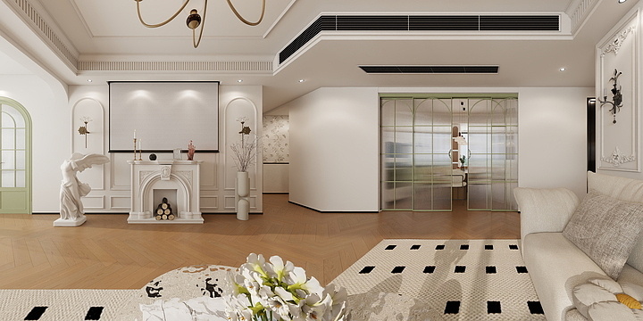 兔宝宝广商旗舰店-建业君临府8-601-装修设计方案