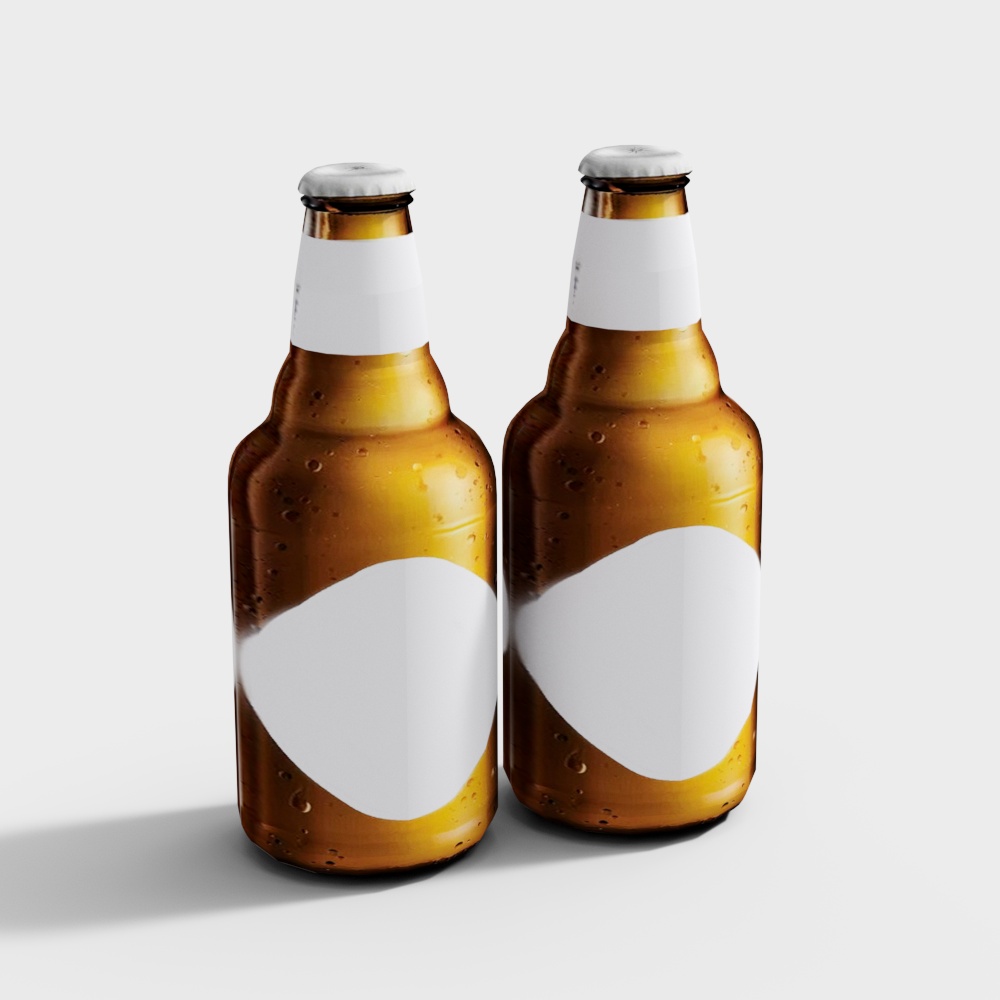 啤酒-无logo3D模型