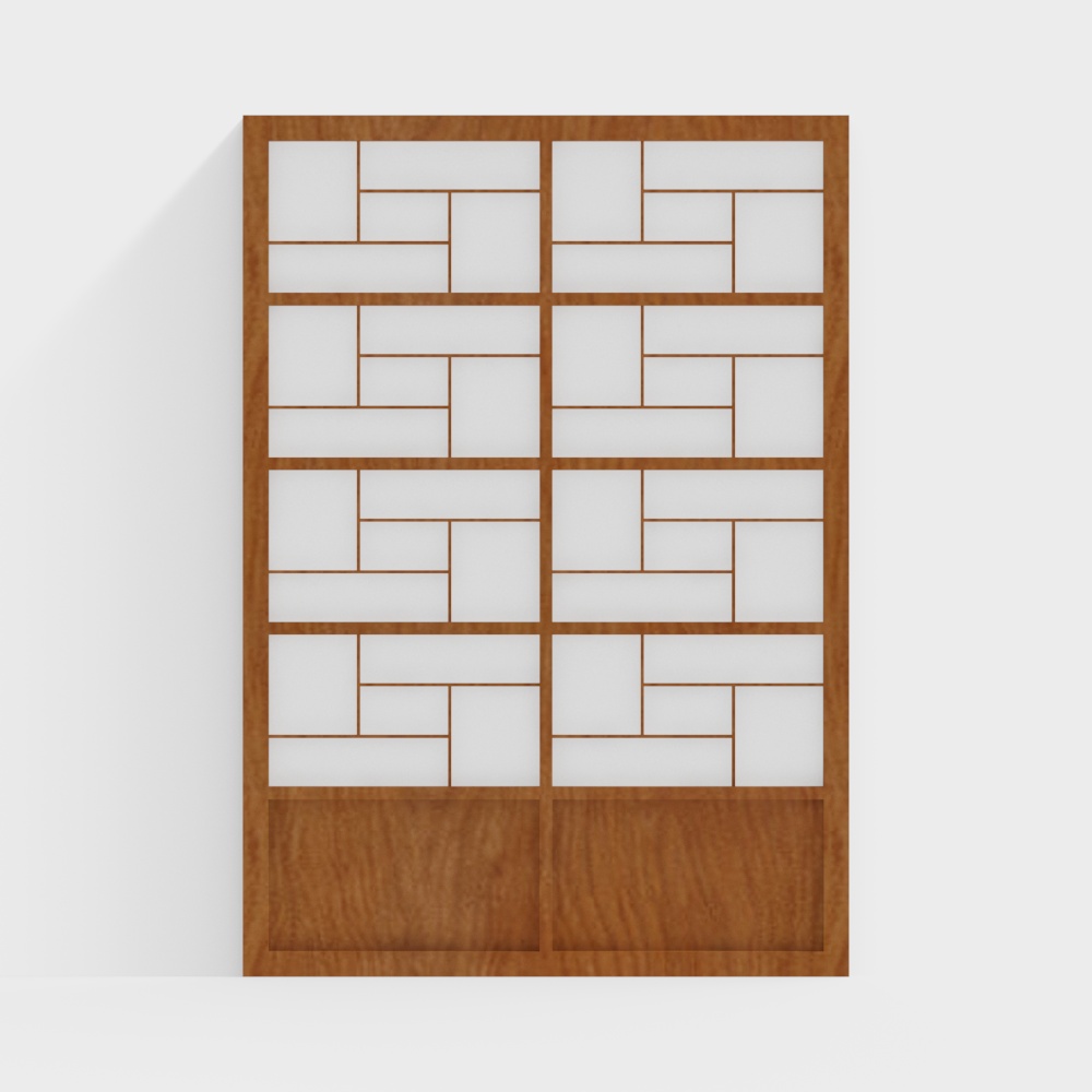 shoji folding door3D模型