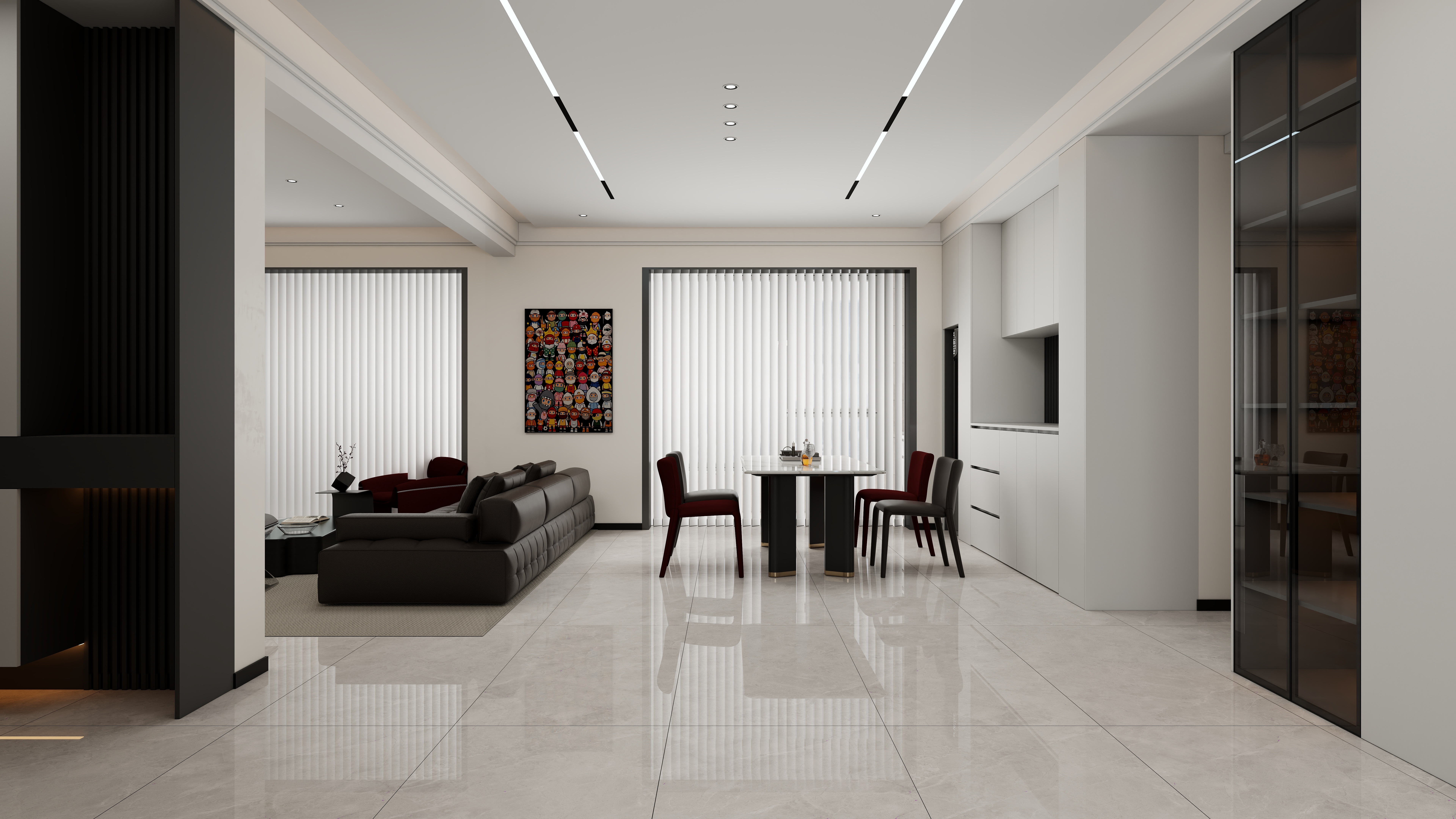 吴岸设计-吴岸设计-万达光辉十里-装修设计方案