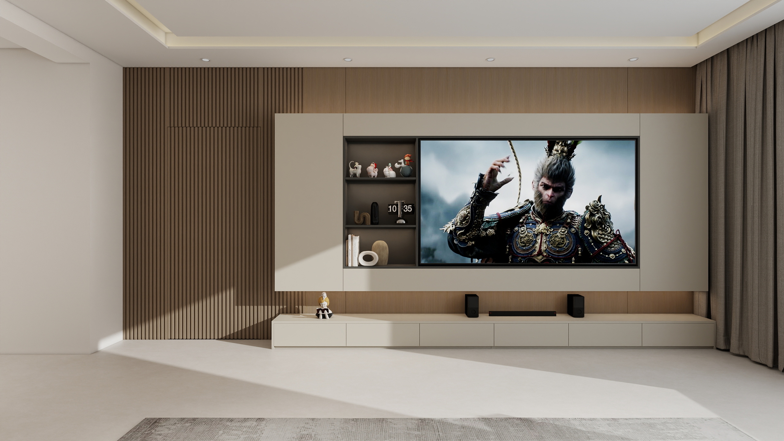 坷诺木业整木家居定制-湖畔佳园C座装修效果图