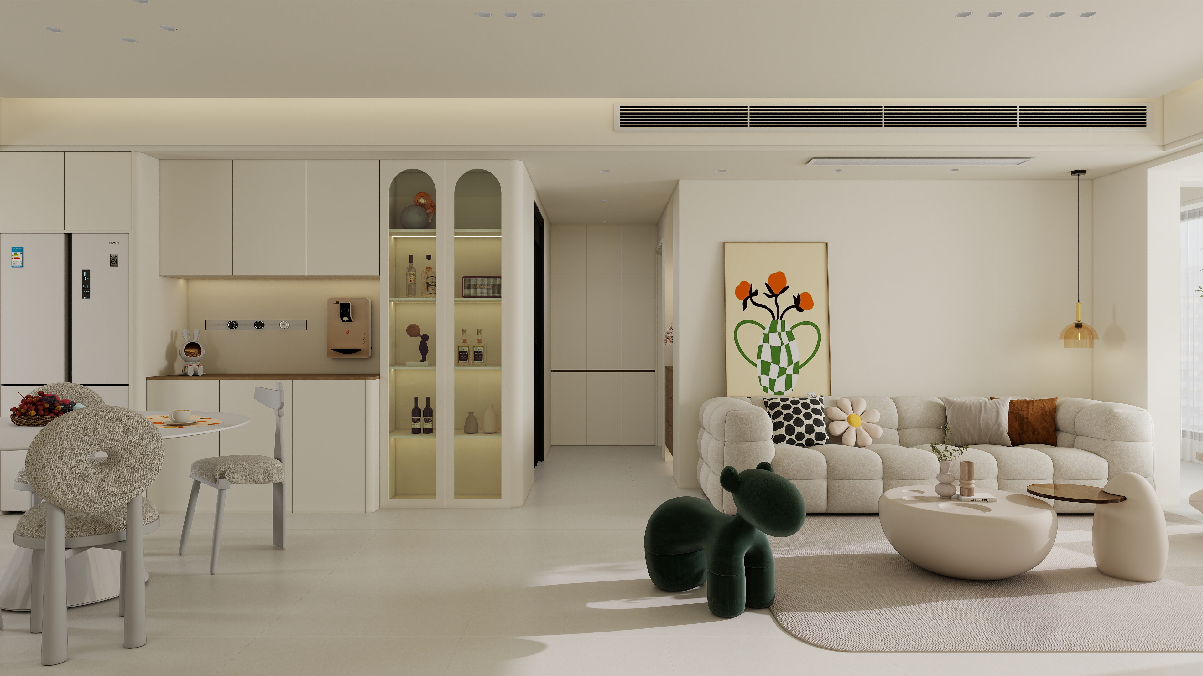 叁石丨Decorate-璞悦东城奶油风格-装修设计方案