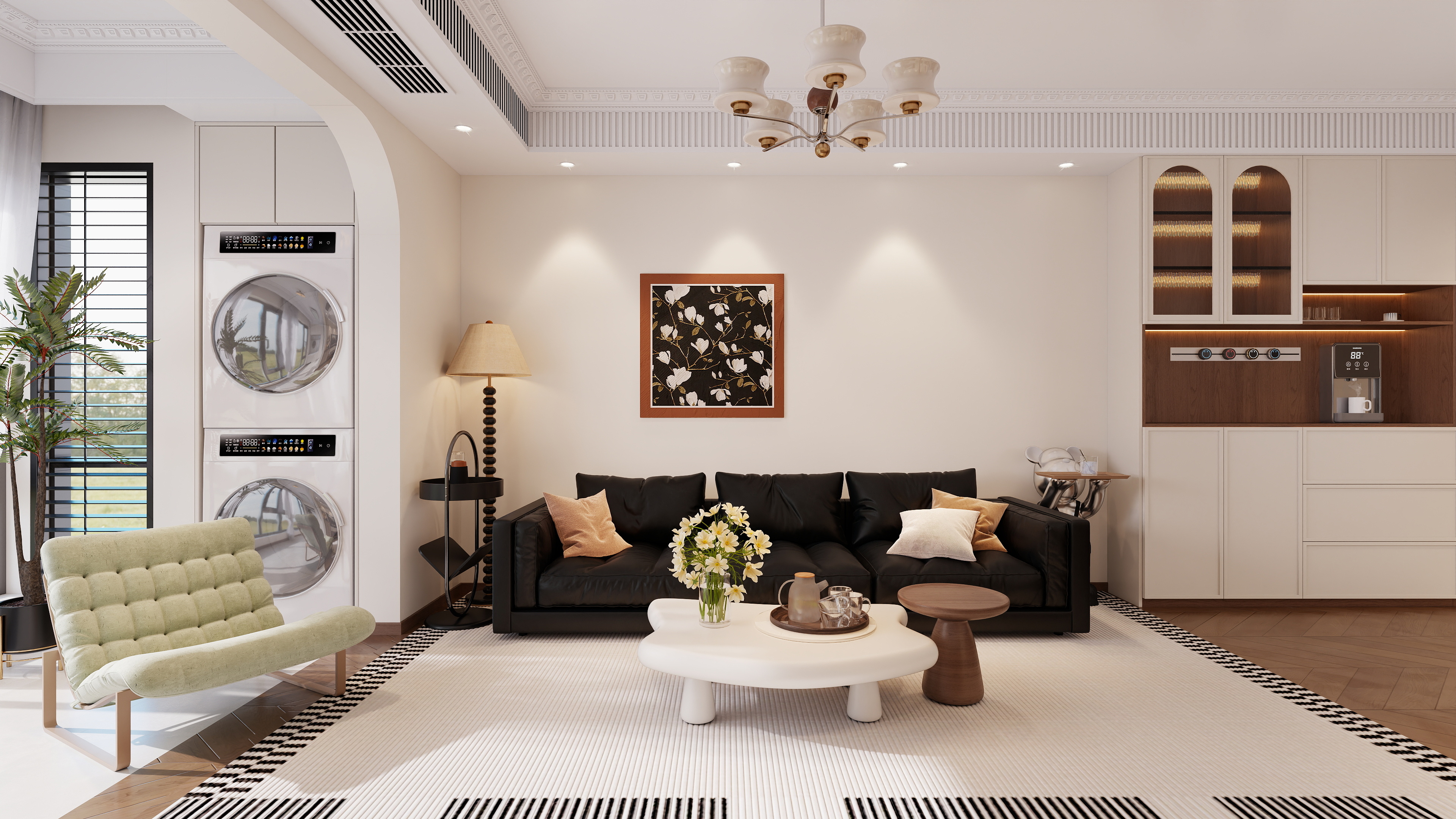 设计师1朱工-中古风装修效果图