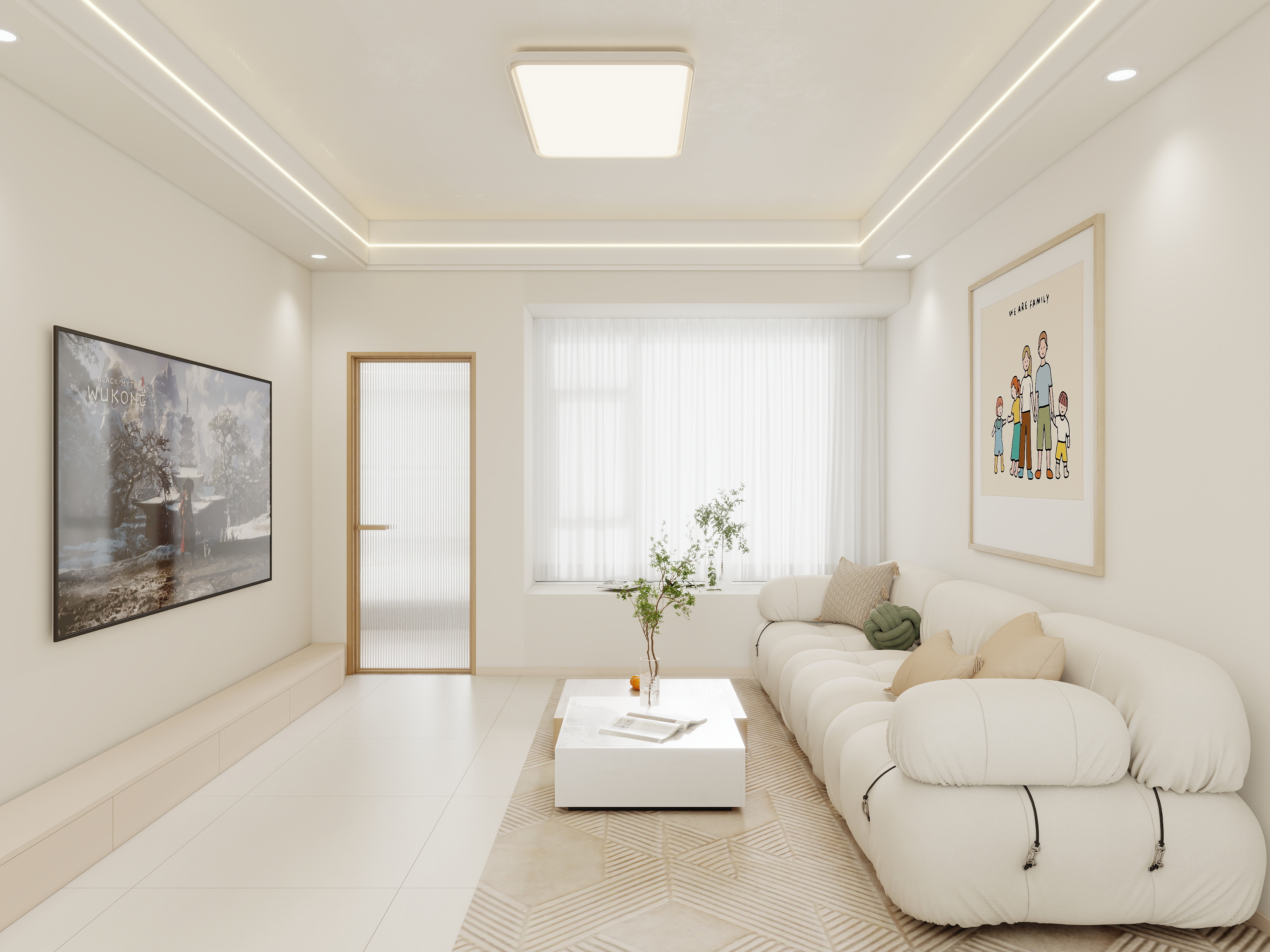 壹诺设计工作室-奶油原木风装修效果图