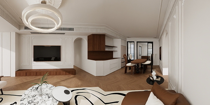 新家园装饰.-森林壹号-法式中古-装修设计方案