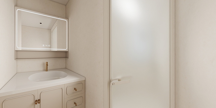 全屋整装效果-恒大边户-装修设计方案