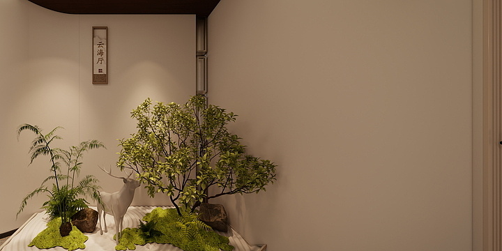 设计金鑫-A居然之家六楼老板娘办公室-装修设计方案