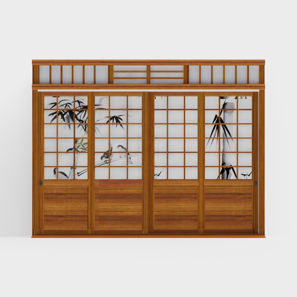 Fusuma sliding door3D模型