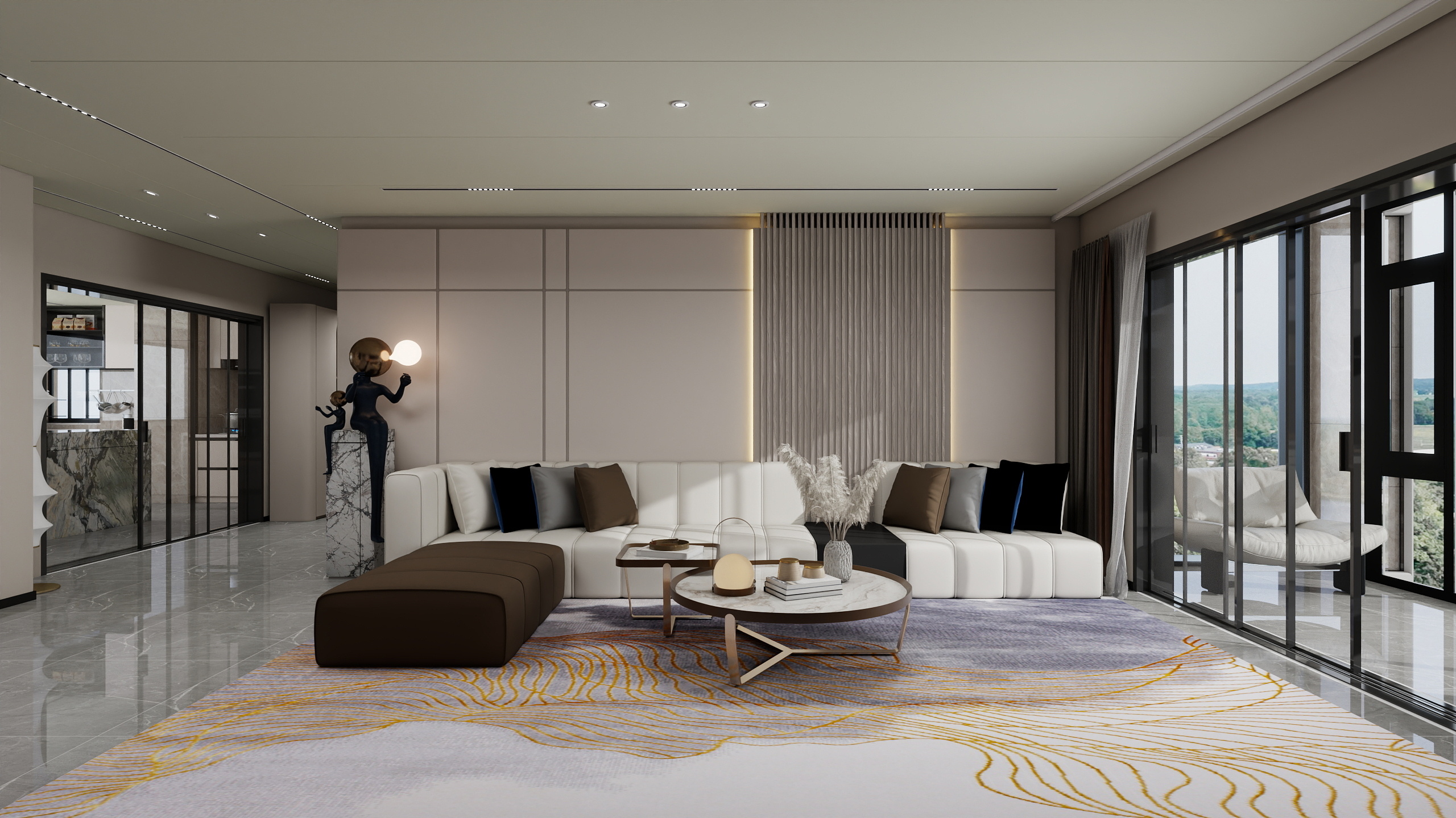 愿灵感常在-轻奢装修效果图