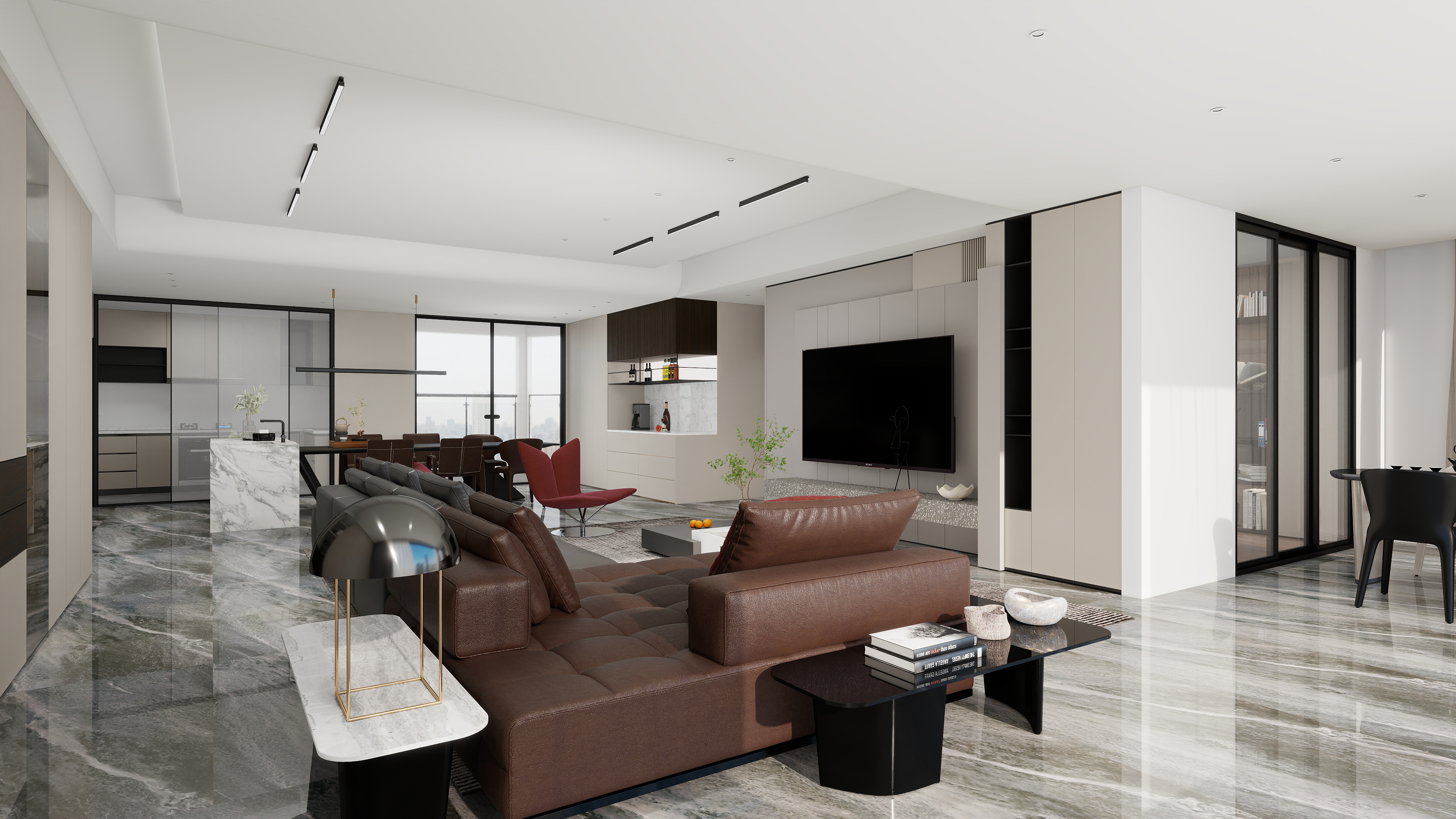 王海波sph-星河东悦湾二期212㎡5室-装修设计方案