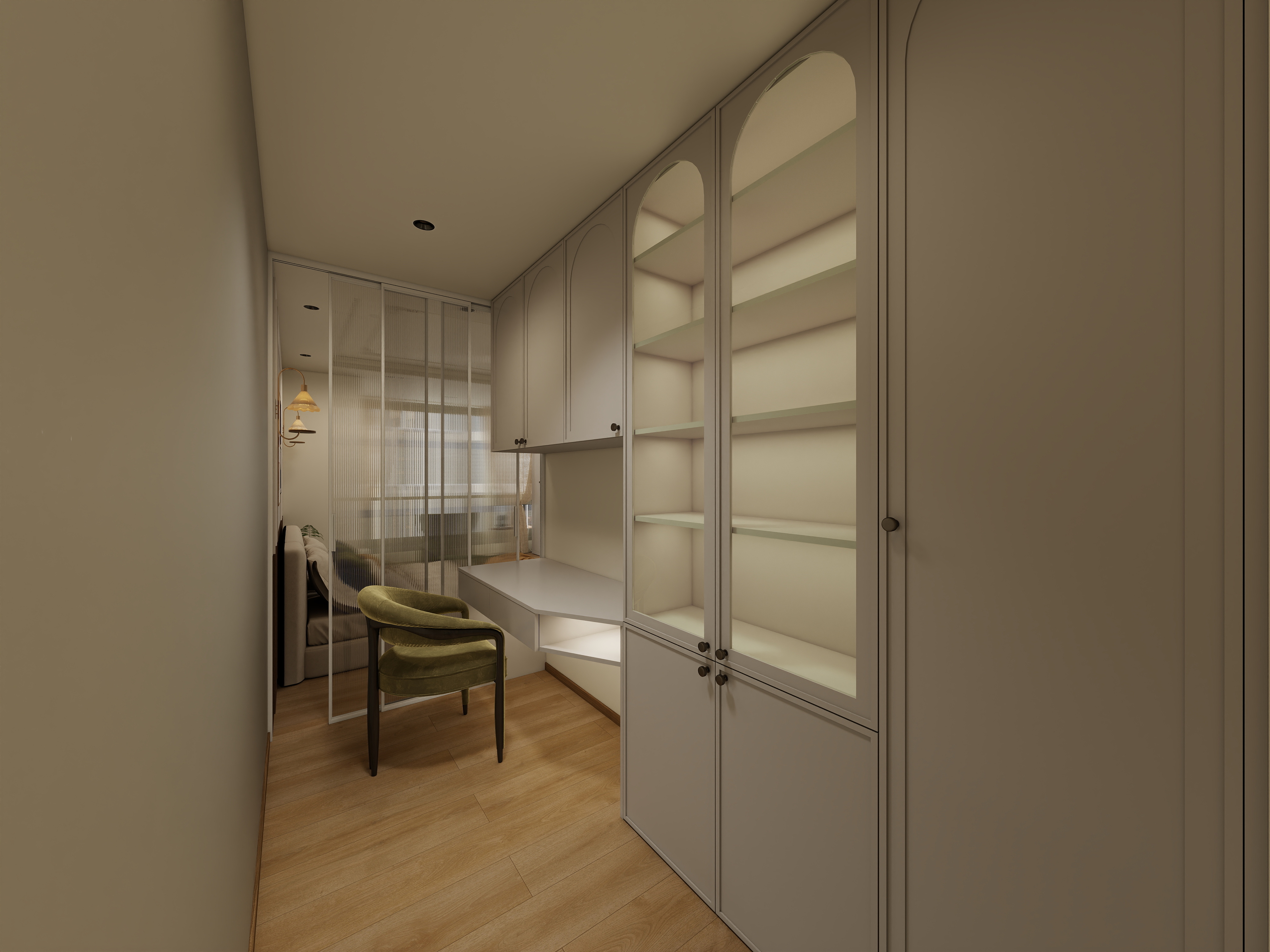 艺雅丽-134平复式轻法式装修效果图