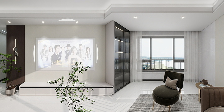 水韵设计装饰工作室-恒昌华府-装修设计方案