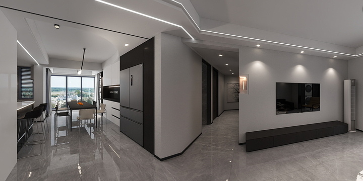 室内设计ING-磁湖半岛雷先生-装修设计方案