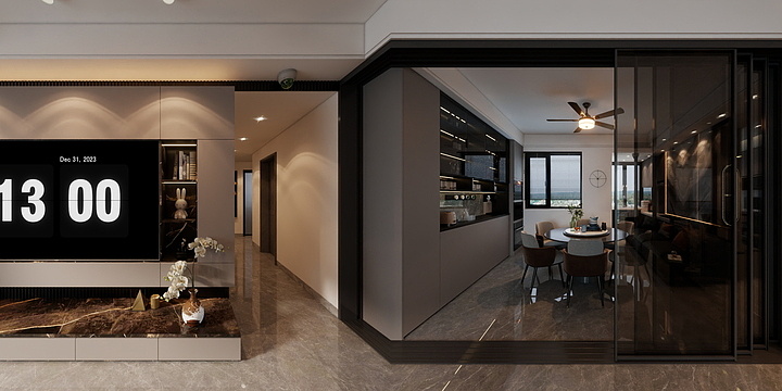 全案设计-邓晓宇-阳总雅居丨龙光城南四期74栋2单元2102房-第二版-装修设计方案