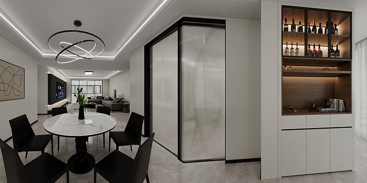 思思设计师.-云岭山庄 · 平面布置图-装修设计方案