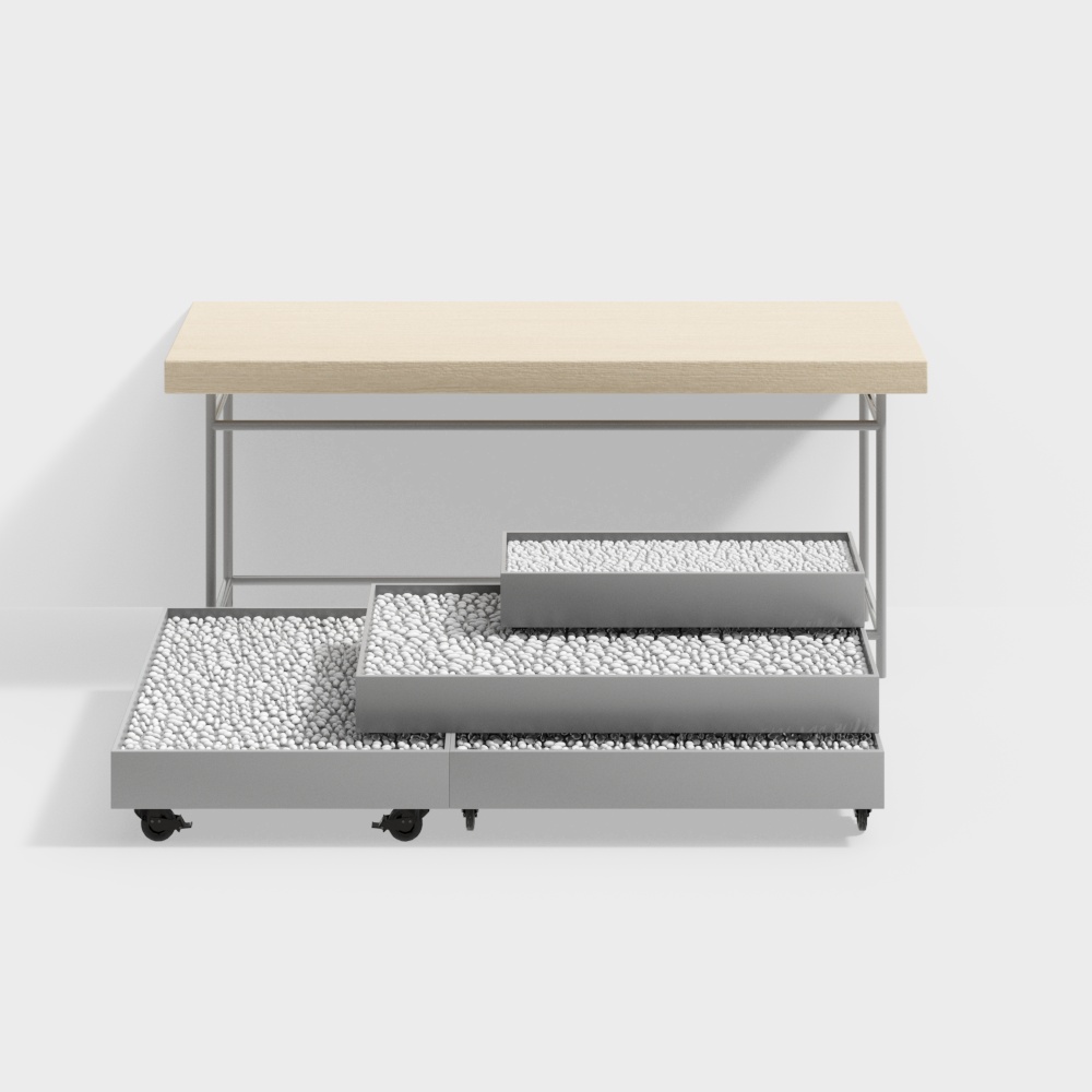 现代产品展台3D模型