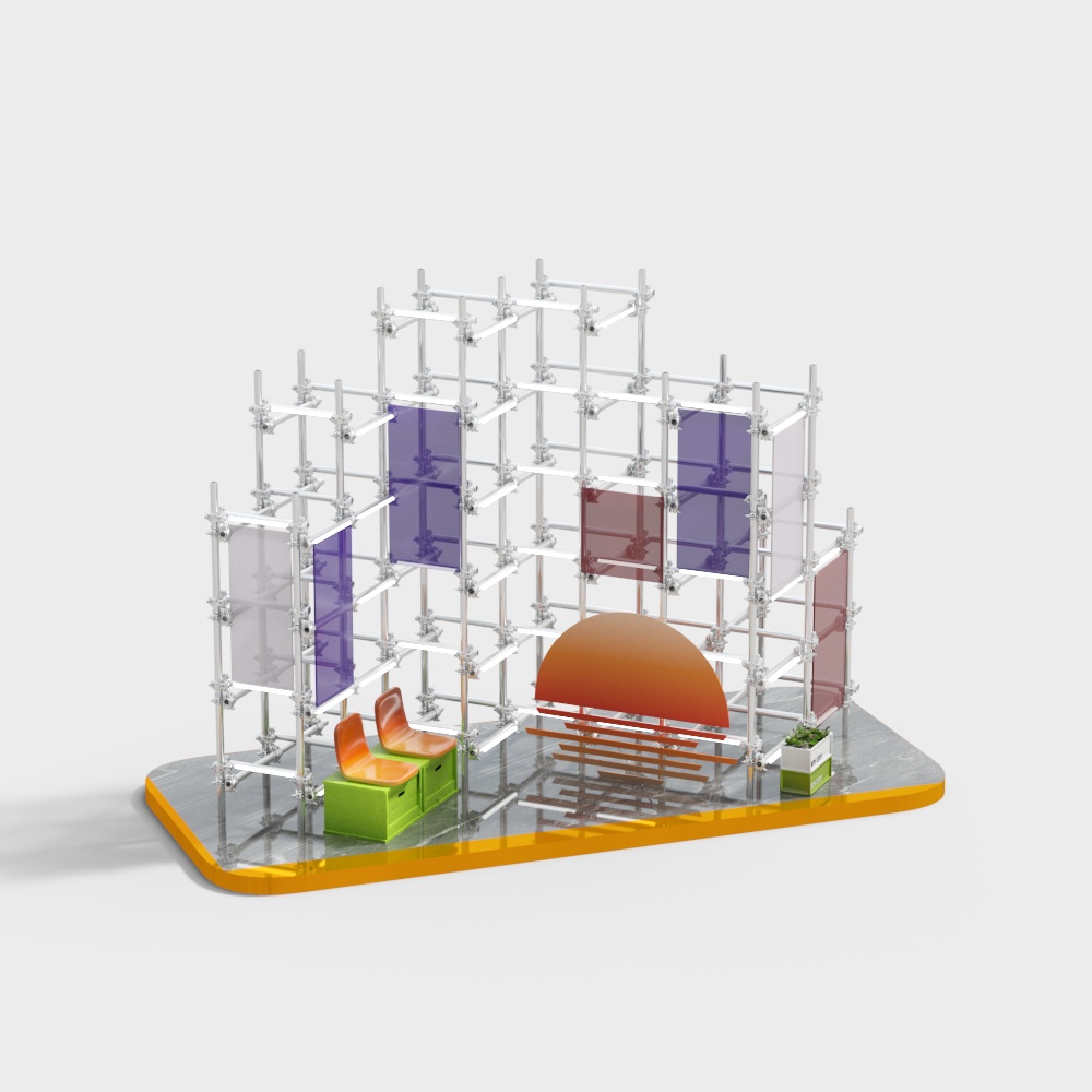 铁艺美陈3D模型