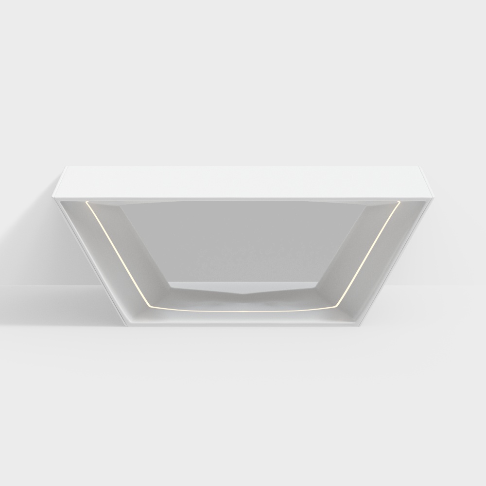 现代梯形展台3D模型