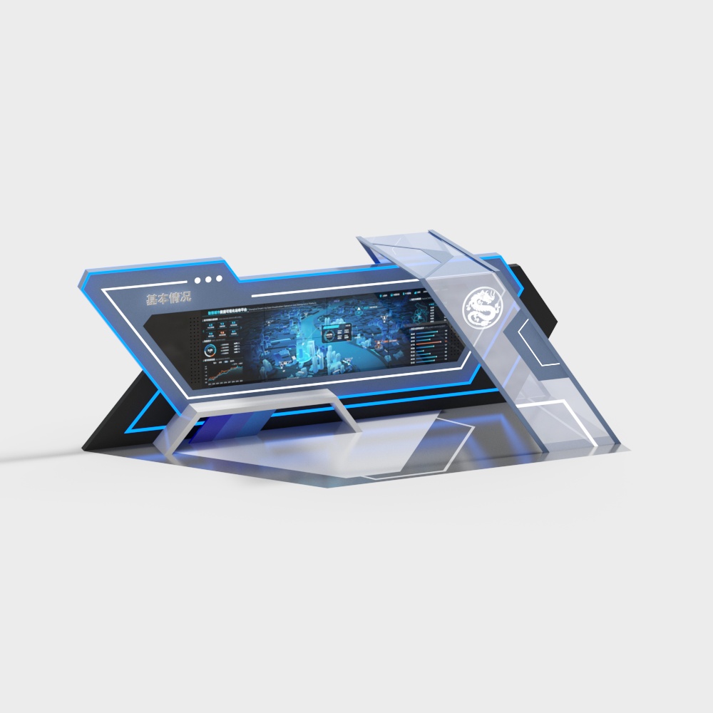 科技展位3D模型