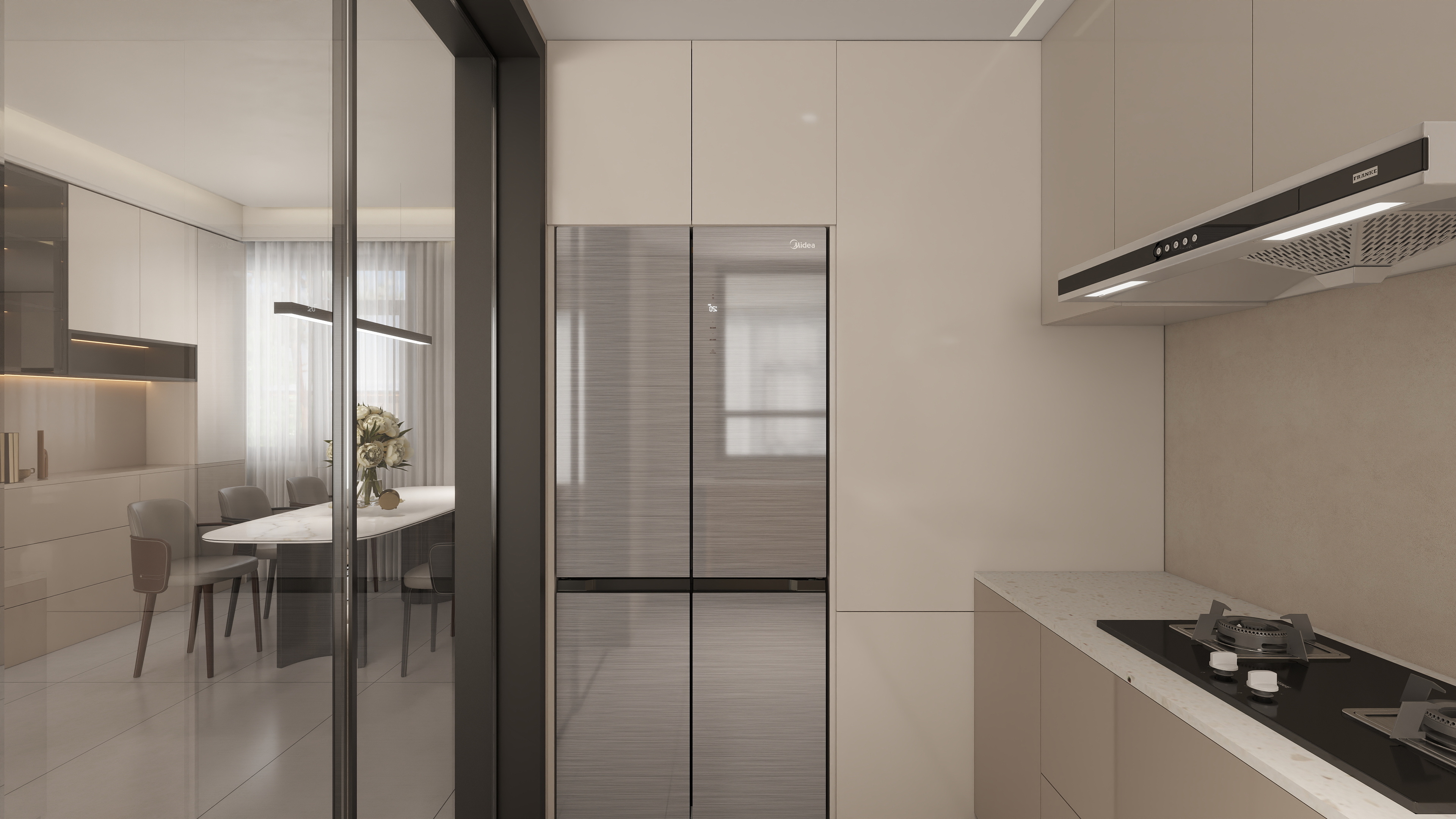 艺雅丽-152平现代简约 装修效果图