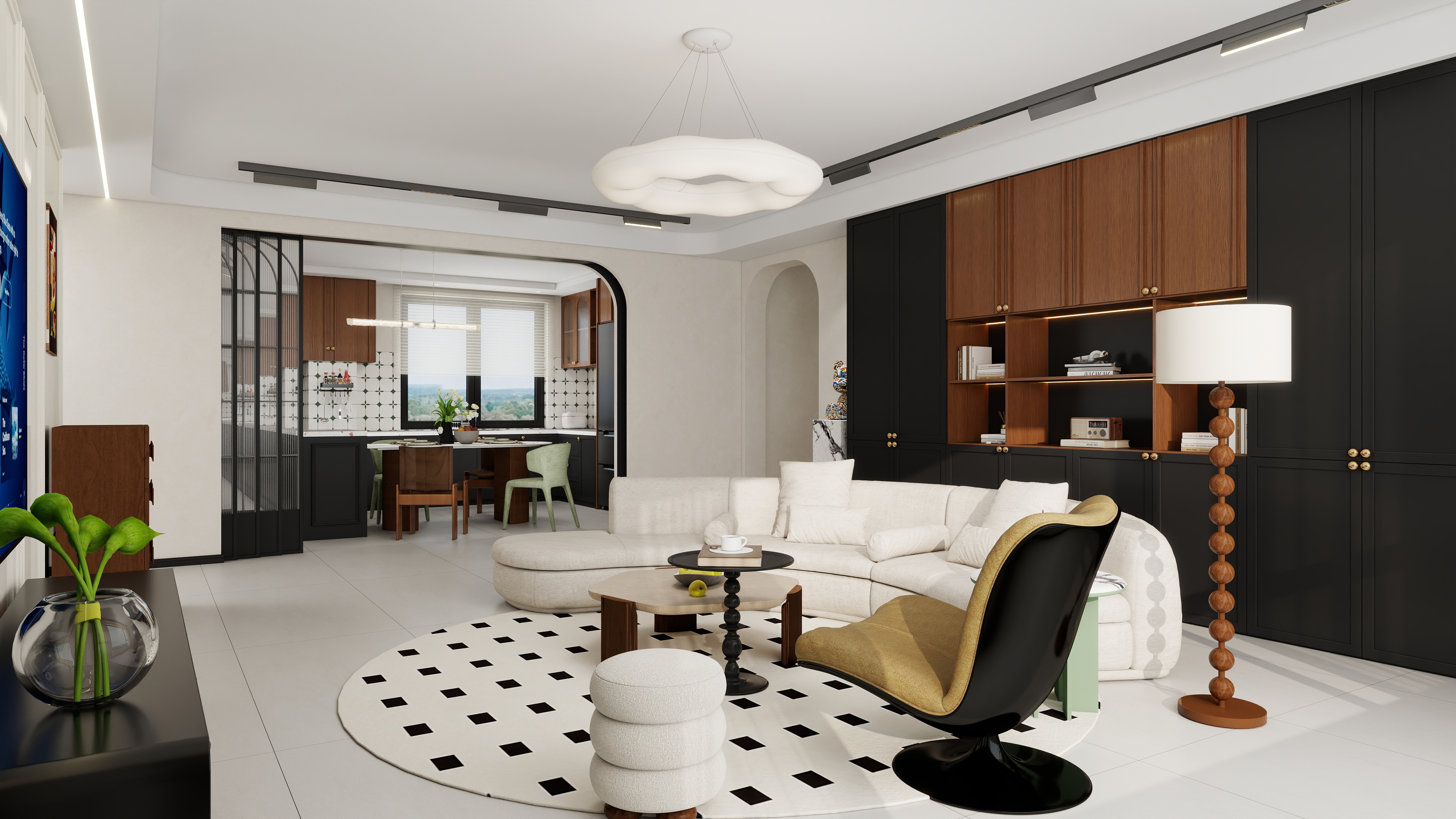 室内设计邵-庆福南里-装修设计方案