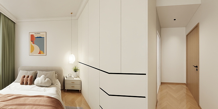 吴东平-原木奶油-89㎡  3室-装修设计方案