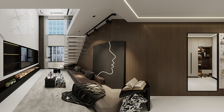 长发的月啊-丁香水岸22#1-32-1   78平-装修设计方案