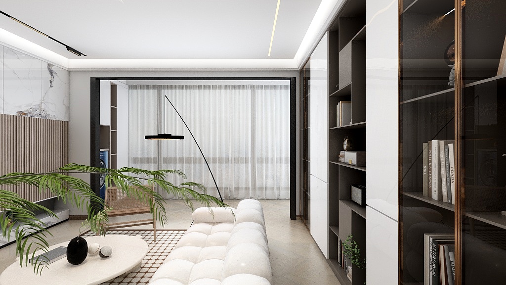 1362*FIUa-奶油风方案127装修效果图