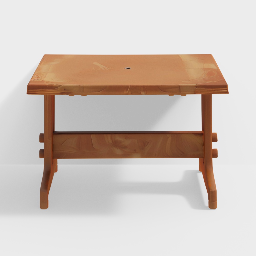 Nilkamal Ultima Table (Pear Wood)3D模型