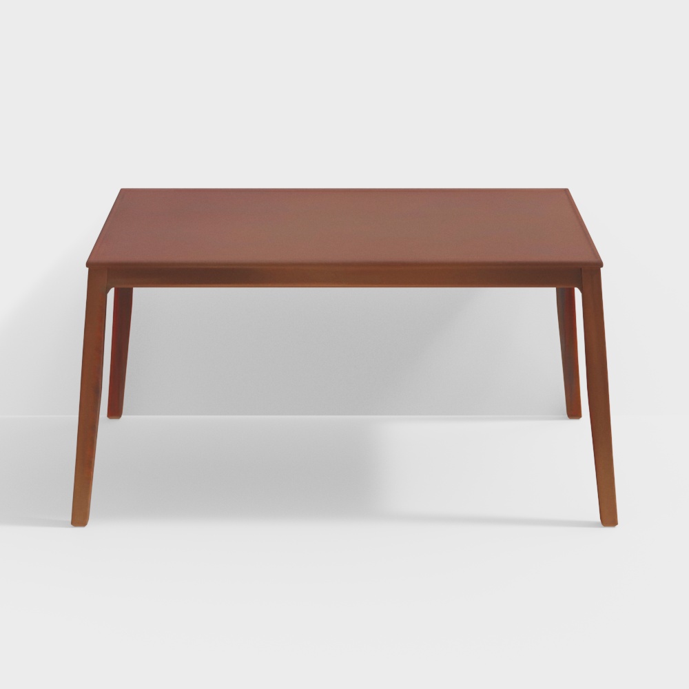 Nilkamal Peak 6 Seater Dining Table (Cappuccino)3D模型