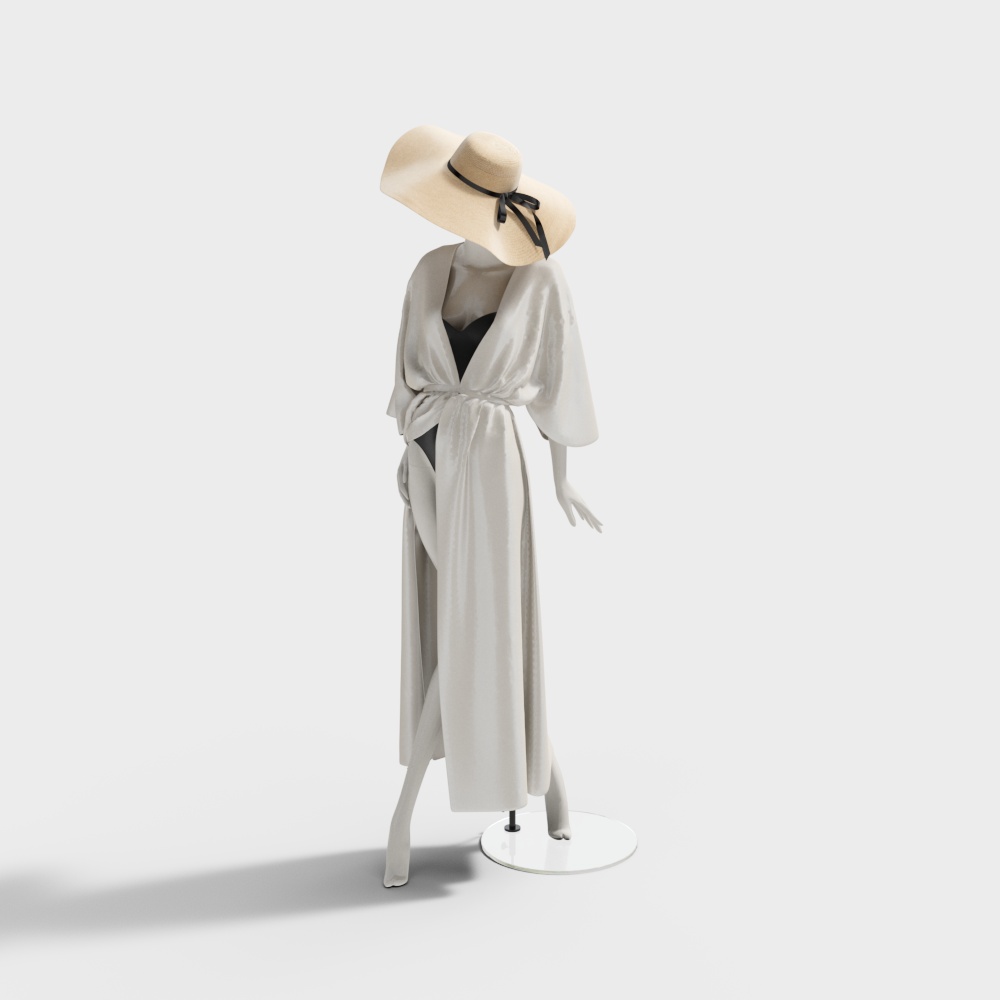 女装模特3D模型