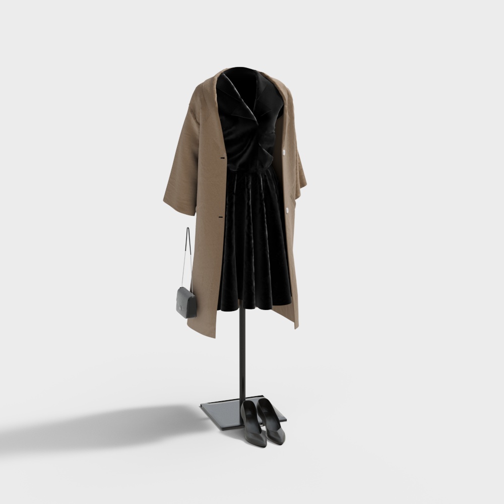 女装模特3D模型