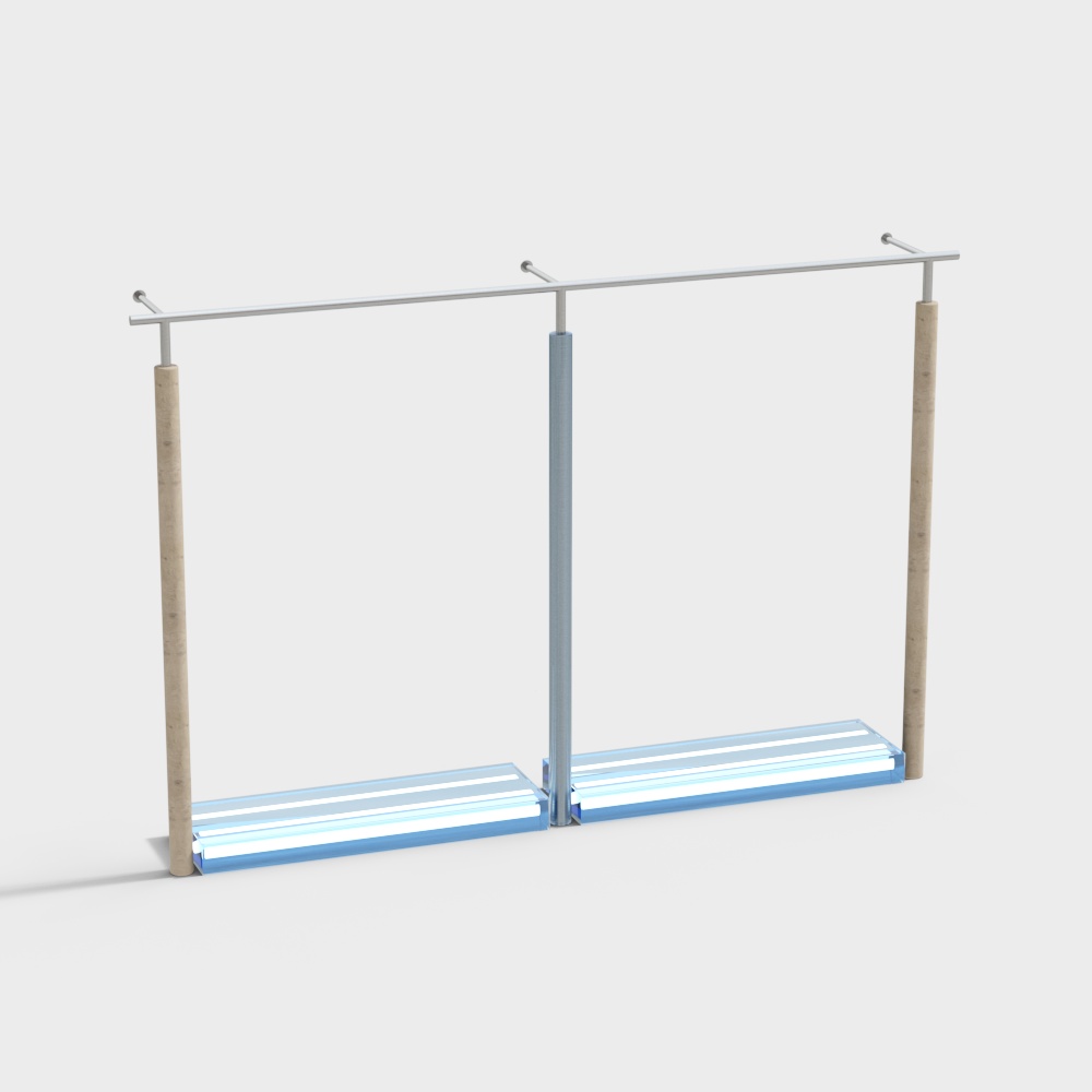 服装店金属架3D模型