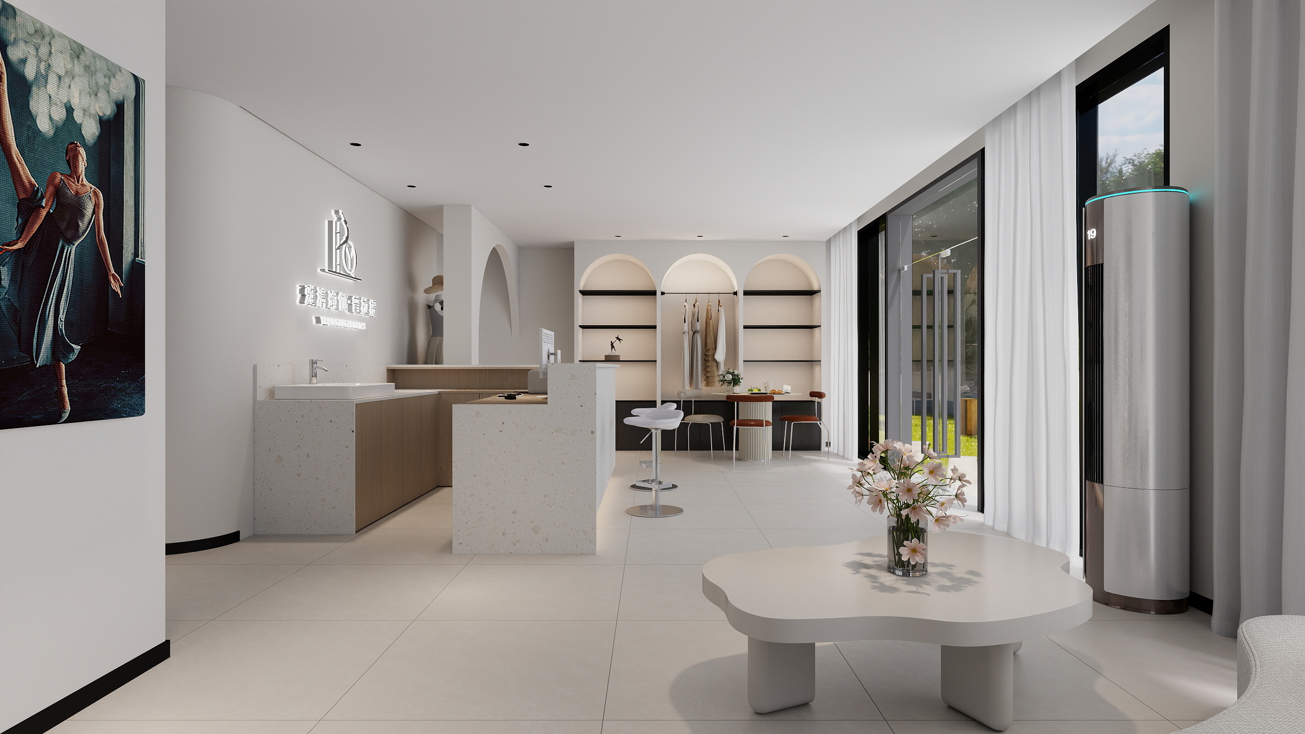 青溪设计-三层瑜伽馆5.30-装修设计方案