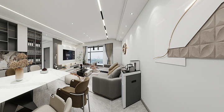 大班装饰集团设计中心-公园王府13-2-1303薛英效果图-装修设计方案