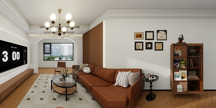 室内设计师周歌-宿州院子中古风-装修设计方案