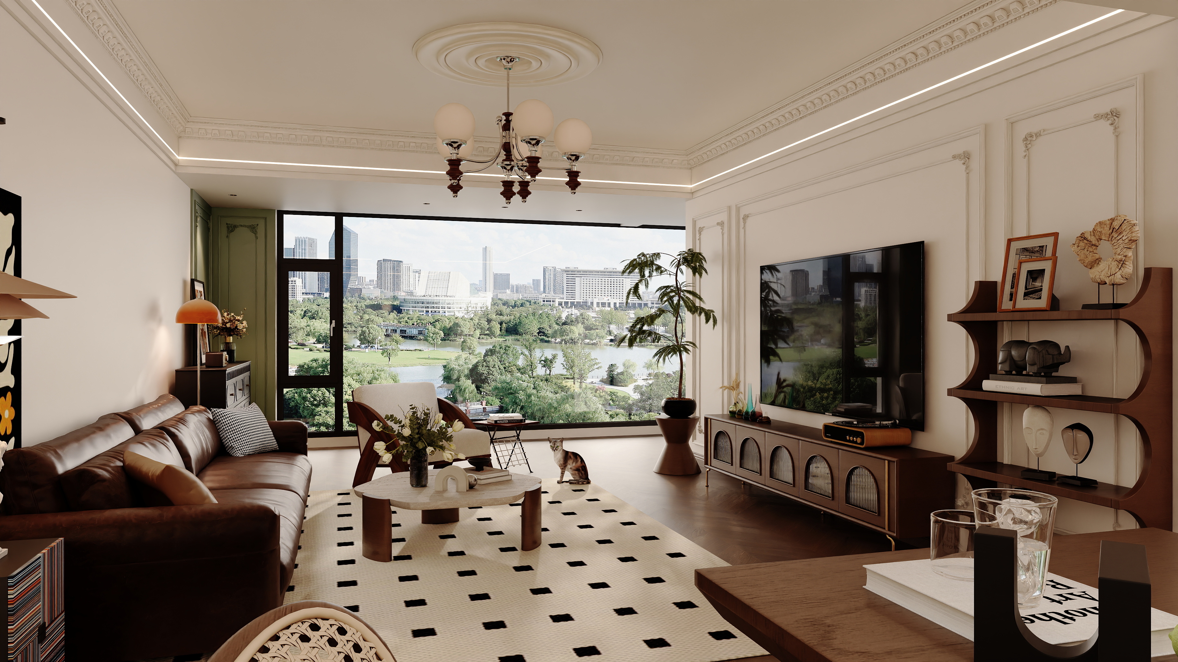 中国高级全案设计师-法式复古-装修设计方案