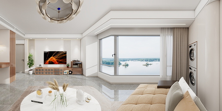 致尚佳装饰-超哥-致尚佳装饰--延兴门130效果图-装修设计方案