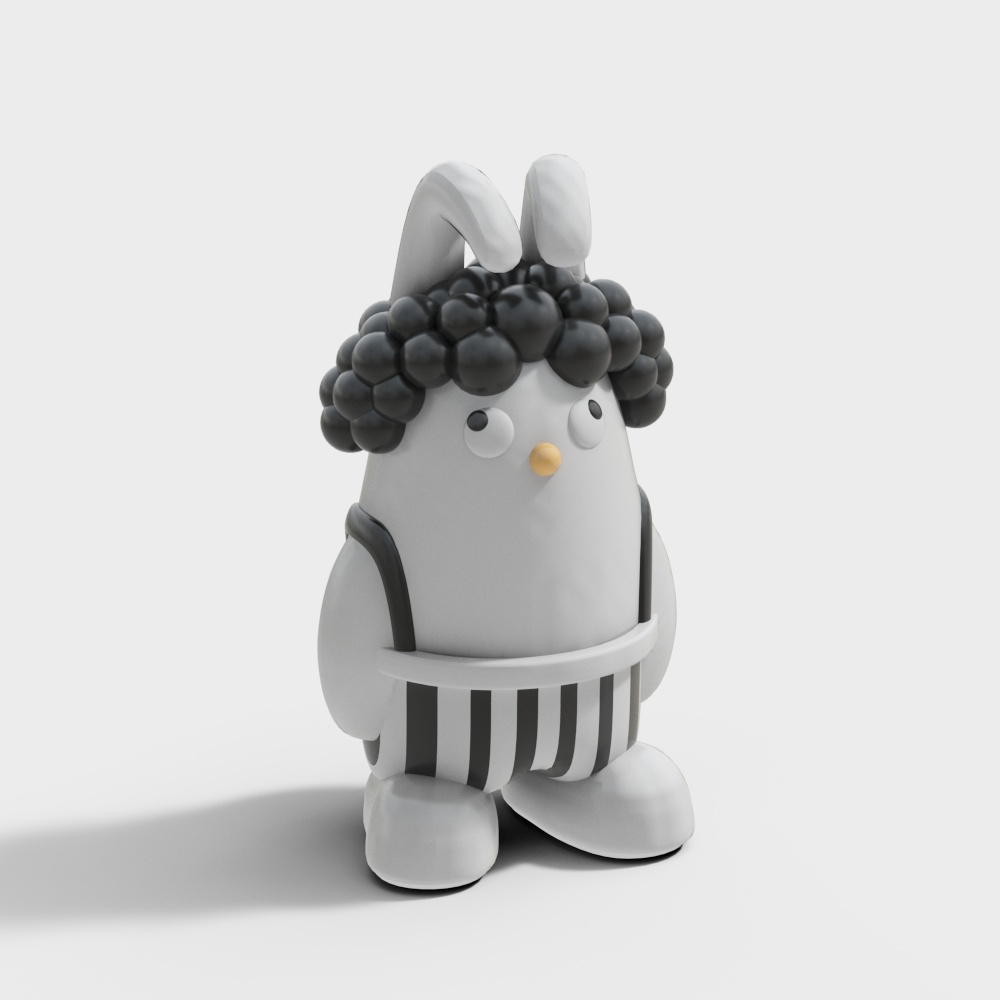 现代卡通摆件3D模型