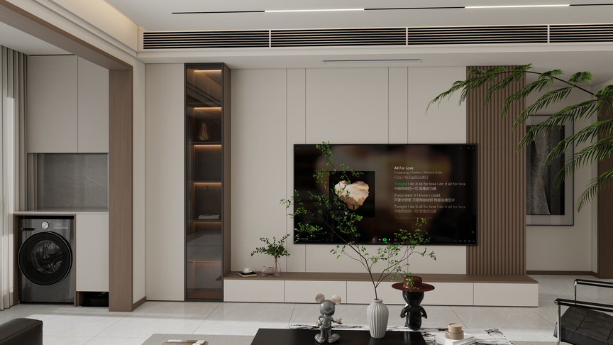 星河工作室-126㎡3室装修效果图